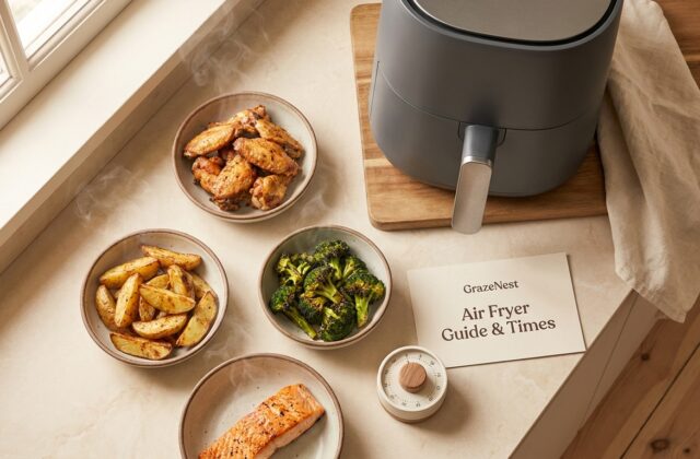 The Air Fryer Cheat Sheet: Times & Temps for 40 Everyday Foods