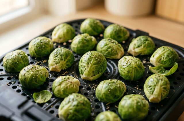 Crispy Air Fryer Brussels Sprouts — Air fry until crisp