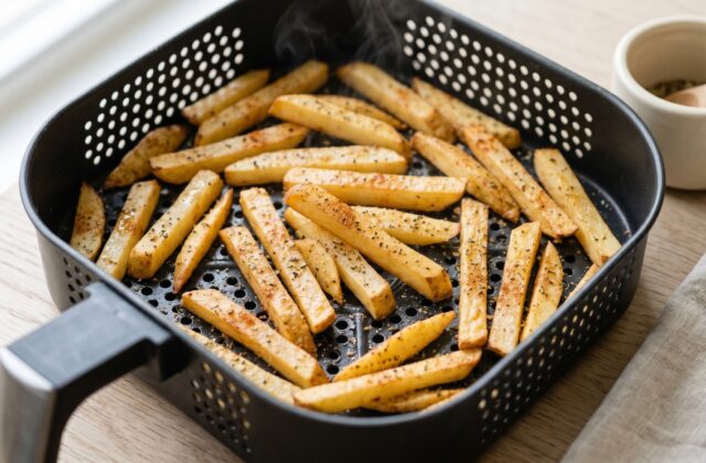 Crispy Air Fryer French Fries — Air fry until golden