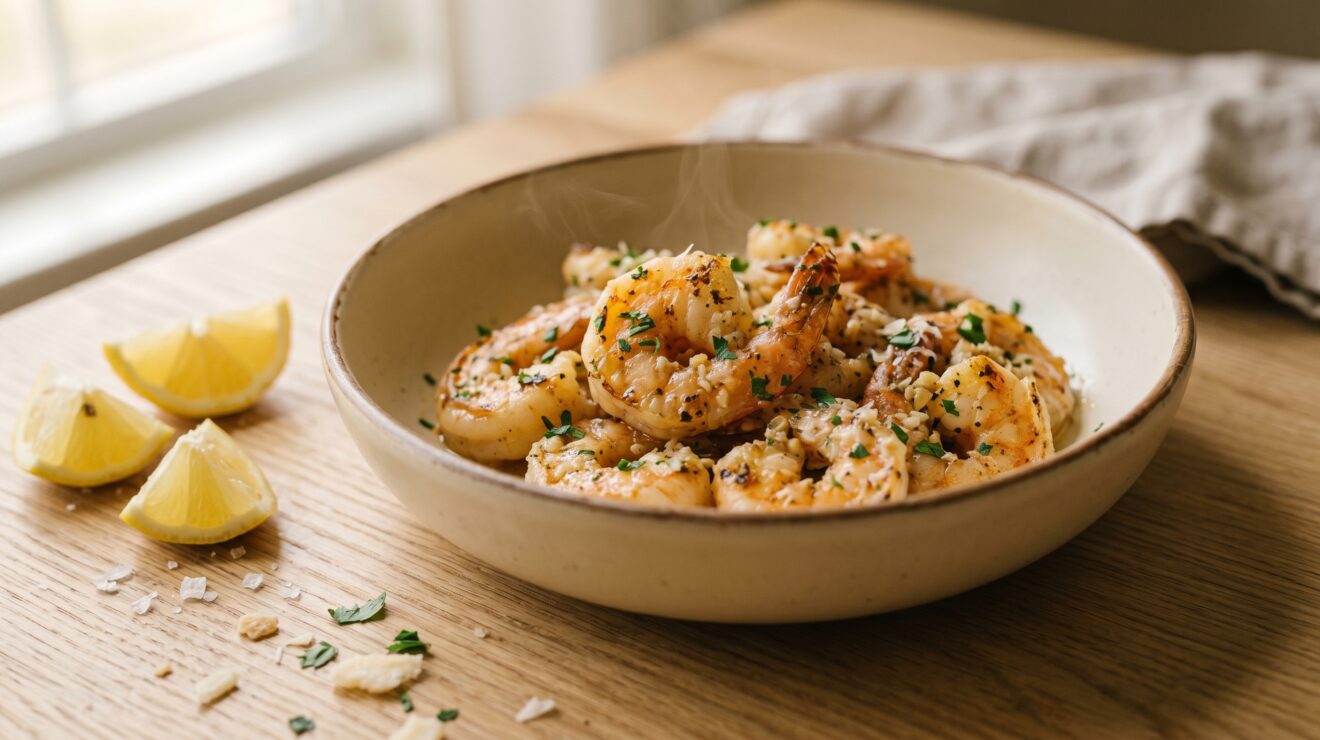 Air Fryer Garlic Parmesan Shrimp