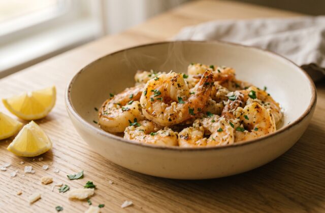 Air Fryer Garlic Parmesan Shrimp