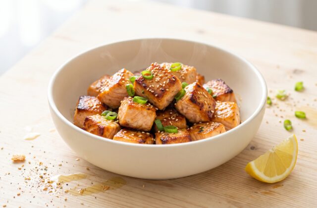 Air Fryer Salmon Bites