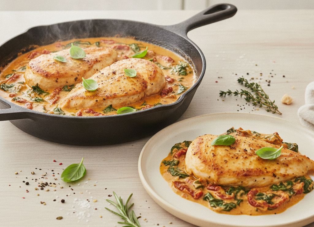 creamy tuscan chicken