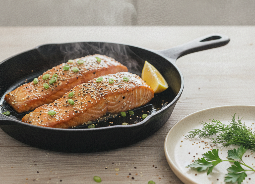 honey garlic salmon